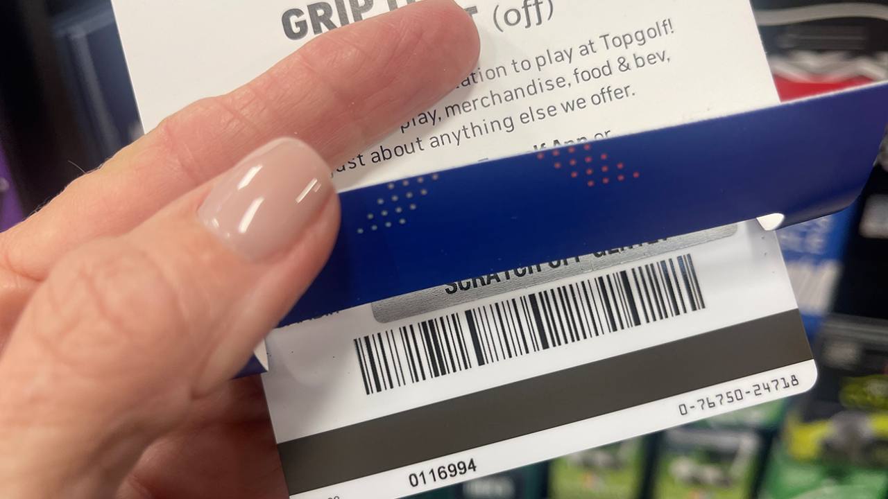 flag lifted on gift card