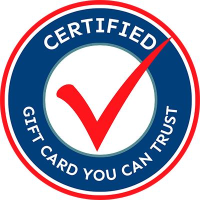 certified gift card badge