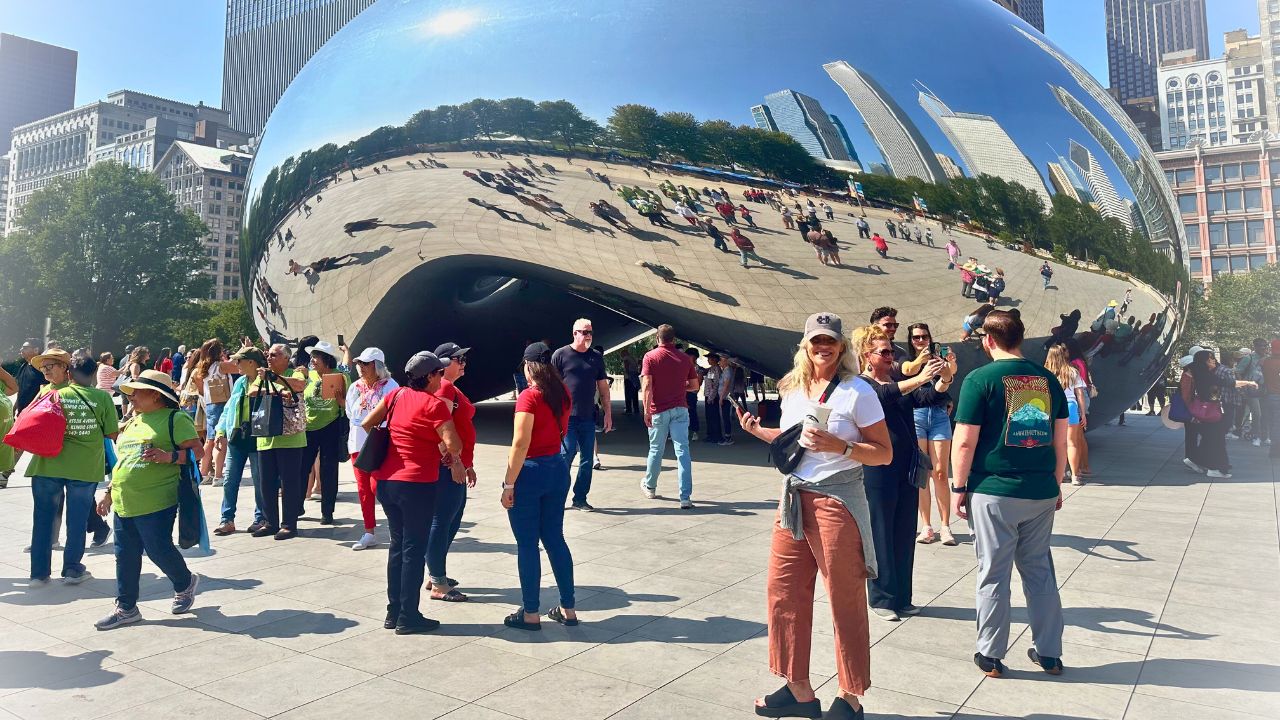 Shelley at The Bean in Chicago